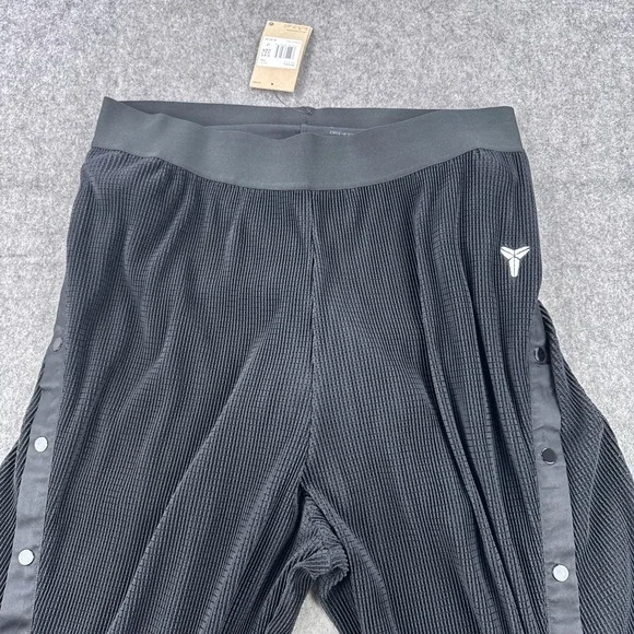 Nike Dri-FIT Basketball Track Pants Womens XXL Black Tearaway Wide Leg Mesh Snap